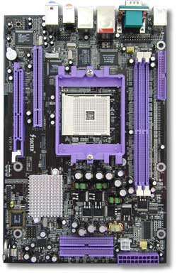 Voir CARTE MERE POUR MINI-BAREBONE ( SHUTTLE ) SOLTEK SOCKET 754 SL-B9A-FGR