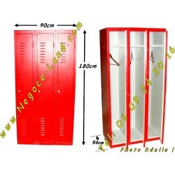 armoire-vestiaire-industrielle-metallique-rouge-3-portes-occasion-negoce-land