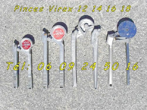 Lots de 4 Pinces à Cintrer Virax, Tél: 06 09 24 50 16 [Petites annonces]