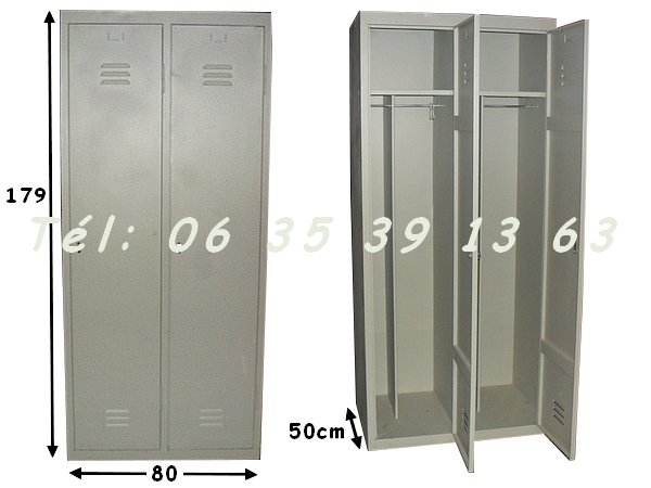 armoire vestiaire metallique