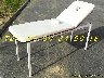 Table de soin en skaï cuire blanc démontable [Petites annonces Negoce-Land.com]