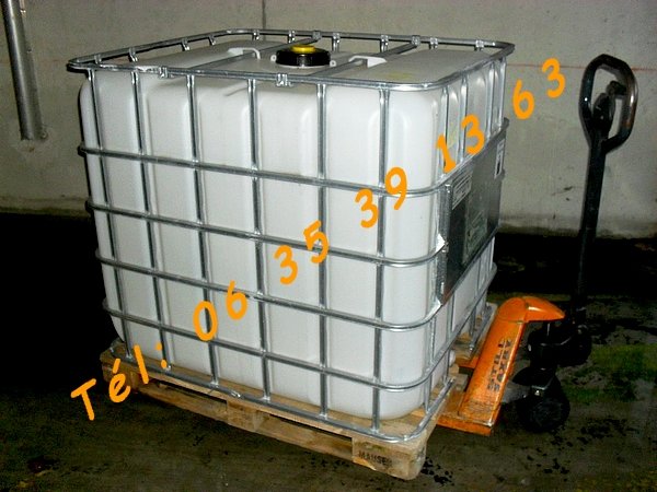Cuve 1000L à récupération d'eau de pluie ou stockage de produit