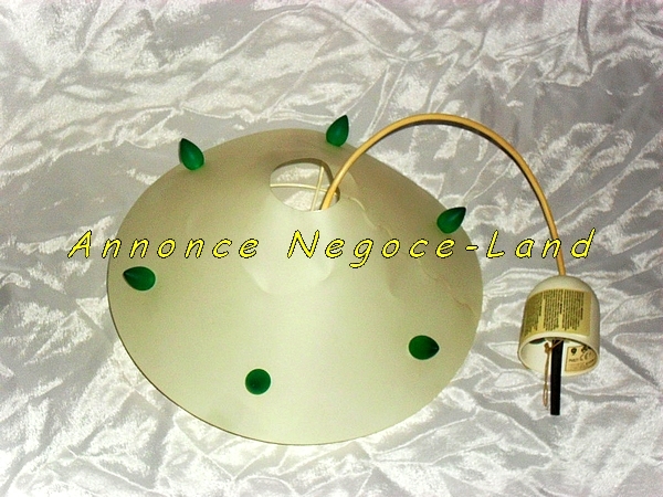 Lampe plafond Arditi couleur Ivoire et verte [Petites annonces]