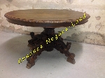 Table ancienne ovale en chêne avec pieds sculptés main offre Antiquités [Petites annonces Negoce-Land.com]