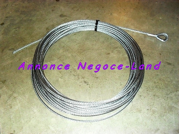 Cable pour Monte matériaux Monte tuile Acier Serti bouclé (Neuf) [Petites annonces]