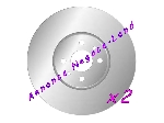 Jeu de 2 disques de frein avant Mga D1590 (Neuf) offre Pièces détachées [Petites annonces outils outillage occasion Toulouse Negoce-Land.com]