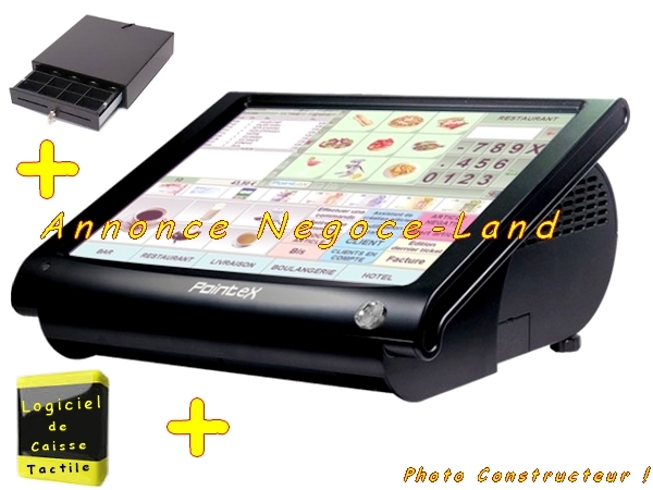 Pack caisse enregistreuse tactile POS 1525 avec imprimante et