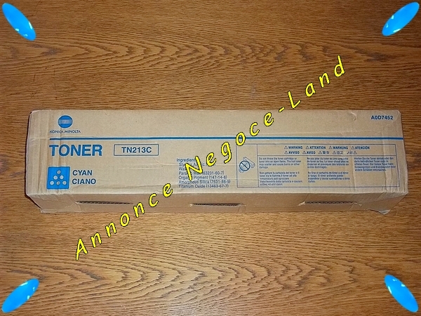 Toner Laser Konica Minolta TN213C Cyan Bleu (Original Neuf) [Petites annonces outils outillage occasion Toulouse]