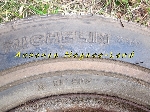 2 Jantes avec pneus Michelin 205-15 X [Petites annonces Negoce-Land.com]