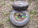 2 Jantes avec pneus Michelin 205-15 X [Petites annonces outils outillage occasion Toulouse Negoce-Land.com]