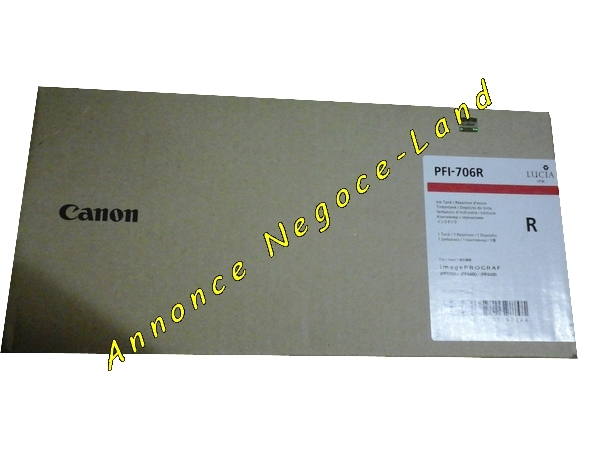 Cartouche d’encre originale Canon PFI-706R Neuve pour iPF8300/iPF8400/iPF9400 [Petites annonces Negoce-Land.com]