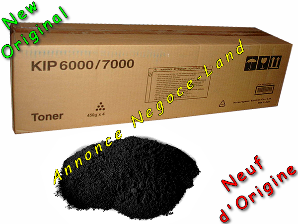 Toner Laser KIP 6000 / 7000 - Noir - [Neuf Original - 4 x 450 gr] - 9600970011 [Petites annonces]