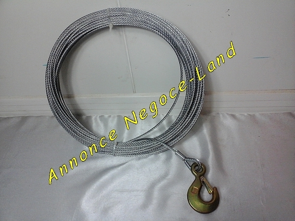 Câble de levage spécial monte matériaux avec crochet lève charge 250kg -  195.00 €