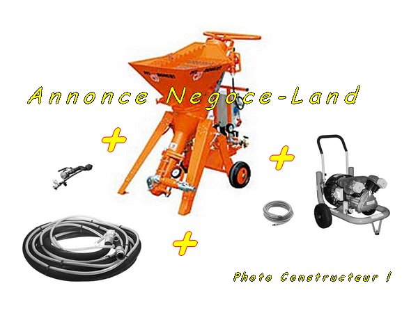 Kit Machine à projeter enduit et crépi de PFT Monojet 2.13 de façade [Petites annonces outils outillage occasion Toulouse Negoce-Land.com]