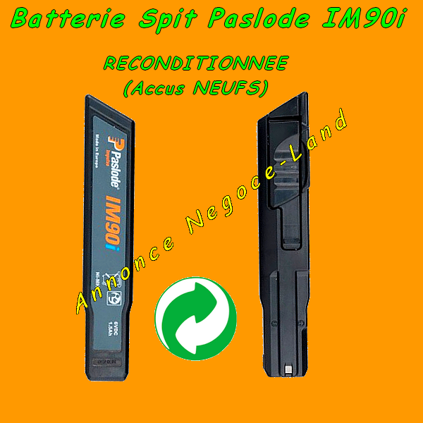 Batterie de cloueur Spit Paslode IM90i & PPN50i (Reconditionnée) [Petites annonces outils outillage occasion Toulouse]