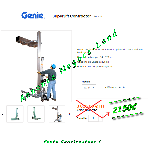 Genie Superlift Contractor SLC-24 - Elévateur Lève Charges manuel 295kg à 7,32m offre Levage - Manutention [Petites annonces Negoce-Land.com]