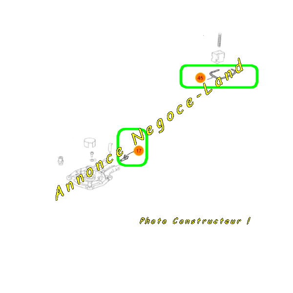 Adaptateur de cartouche de gaz et support pour gâchette de Spit Paslode IM350 / 90CT [Petites annonces outils outillage occasion Toulouse]