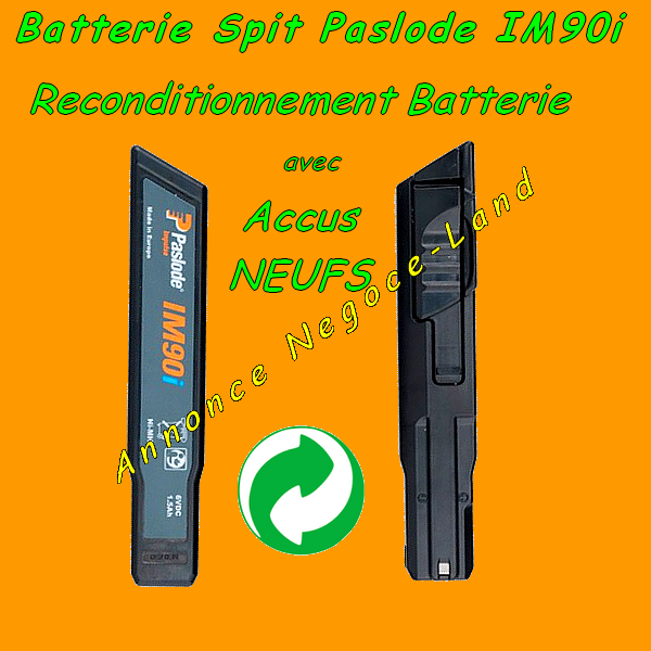 Batterie pour cloueur Spit Paslode IM90i & PPN50i Impulse (en Reconditionnement) [Petites annonces Negoce-Land.com]
